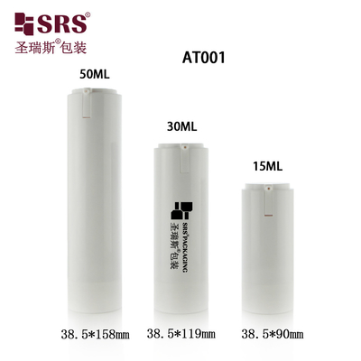 30 ml 50 ml Leere Kosmetische Lotion Serum Anpassung Austauschbare Luftlose Pumpe Flasche 15 ml