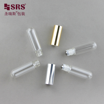 Keine Leckage Doppel-End-Rollflasche mit kundenspezifischen Proben und metallisierter Dekoration