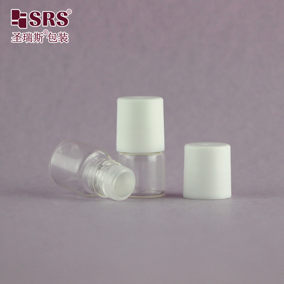 BLP 1-5 ml Roll On Flasche Glasmaterial für Lagerfarbproben ätherisches Öl Applikator