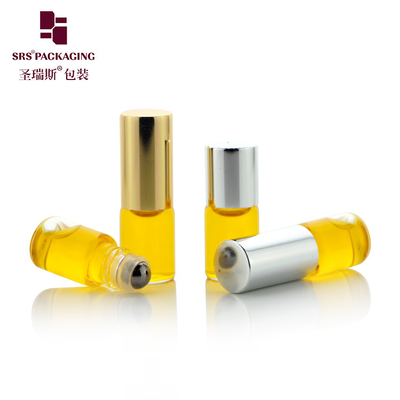 BLP-2ml Runde Rollen auf Behälter Stahl Rollenkugel für individuelle Verpackung ätherische Öl Glasflasche ohne Leckage