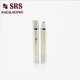 10 ml weiße Luxus-Vibrationsrolle auf Serum-Massageflasche leer
