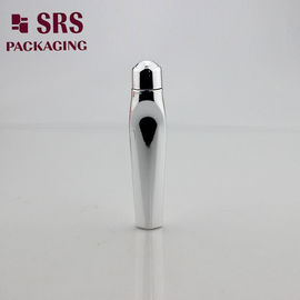 12 ml individuell angefertigte metallisierte Silber-PETG-Rollkugeln mit Stahlkugeln für Augencreme
