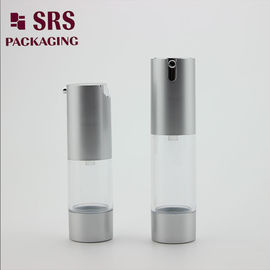 TA021 15ML 30ML 50ML Matte Silber Plastik Lotion Pumpe Flasche zum Verkauf