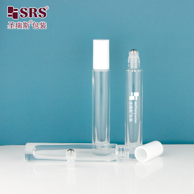 GB1-10ML Luxus High End Dicke Flasche Transparente benutzerdefinierte Farbe verfügbar Glas Rollkugel Parfümflasche ohne Leckage