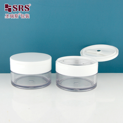 PETG003 PETG-Material Flip Cap Plastikglas Anpassung Klarer transparenter Behälter für Körper-Scrub