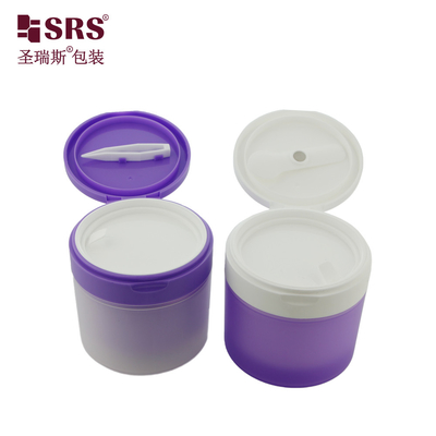 SRS1 120g 150g PP PCR Umweltschutzfreundliche Kunststoff-Haargel Körpercreme Glas Behälter Verpackung mit Pinzette