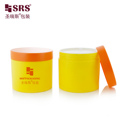 SRSQ 400g Leere glänzende Oberfläche PP PCR Recyclingmaterial mit Zertifikat Körpercreme Glas Behälter Farbe anpassen verfügbar