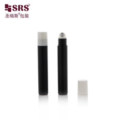 RPP-8ml Schwarz Frosted Injektionsanpassung Rollflasche für Massage Augen Gel Plastik Injektionsanwendungsmittel Verpackung