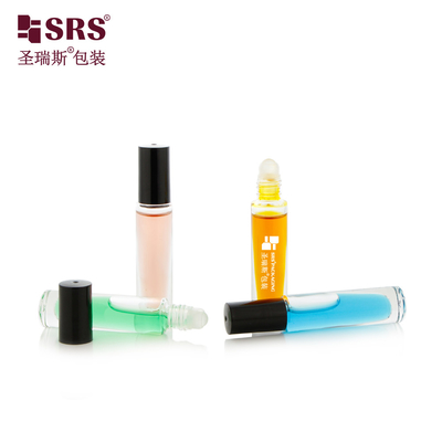 GB1-5ML Runder, hochwertiger, undichtes, essenzielles Öl-Rollkugel-Flaschen-Applikator mit Plastikkappe