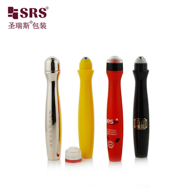 SRS8447-15ML Injektion und Blasen Anpassen Farbe Glanzige Taillenform PETG Plastikrolle auf Flasche