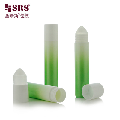 RPP-35ML Runde Form PP PCR Plastikrolle auf kleine Kugelflasche zur Reinigung Flüssigkeit Körperpflege Verpackungsanwendungsmittel kein Leck