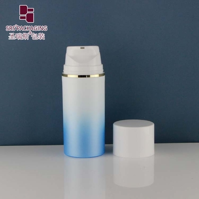 PA601 PP Runde beliebte leere glänzende Kunststoff-Luftlose Pumpflasche für Grundlotion Verpackung