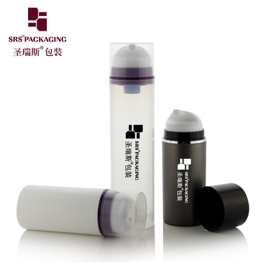 PA602 30ml 50ml 80ml 100ml 120ml 150ml 200ml PP Natürliche klare glänzende Oberfläche Matte Veredelung verfügbar Luftlose Lotion Flasche ohne Leckage