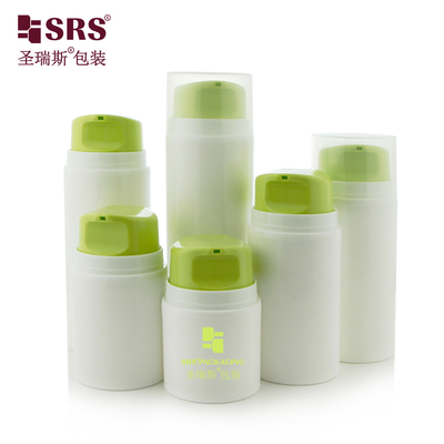 PA605 30ml 50ml 80ml 100ml 120ml 150ml 200ml Injektionsmittel Glanzgrüne Farbe Schöne Gesichtscreme Pumpe Flasche Luftlose Leckdichte Flasche