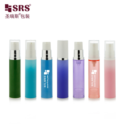 A003 5ml 10ml 12ml 15ml Anpassung Druckdekoration Kunststoffluftlose Pumpenflasche für Gesichtsserum