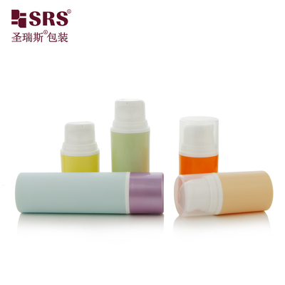 PA203A Maßgeschneiderte glänzende Oberfläche Luftlose Gesichtscreme Flasche 50 ml Kapazität Maßgeschneiderte Farbe für Kosmetik