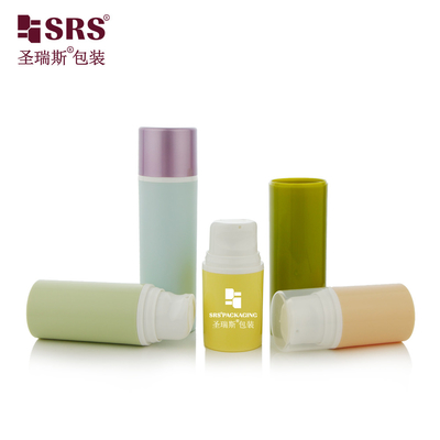 PA203A 15ML 30ML 50ML anpassbare PP-Flasche ohne Luft für Serum leicht zu drucken Marken-Kosmetikverpackung