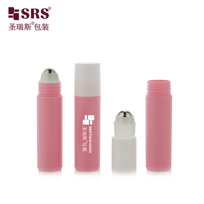 RPPF 20ml 2/3 Oz Plastikleere Kosmetik Hautpflege Runde PP PCR Umweltschonende Flasche mit Stahlkugeln