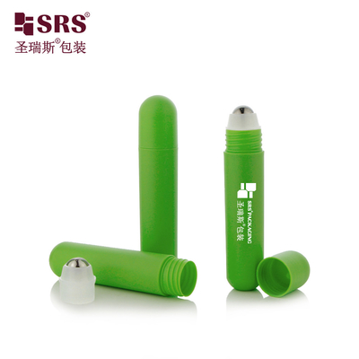 RPPG 25ml Runder Boden Kunststoff PP PCR Recycling Antiperspirant Flüssigkeitsflasche mit Kuppelkappe mit Druck Logo
