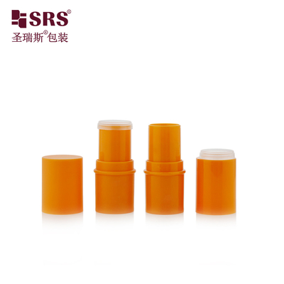 D051 6g Injektionsmittel Kundenstil Farbe Kunststoff ABS Außen PP Innenflasche Lippenbalsam Tube Hautpflege Verpackung