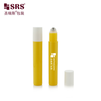 RPP-15ML Runde Kunststoff-Injektionsfarbe PCR PP Recycling-Rollerballflasche Massage-Augen-Serum