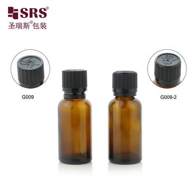 G009-2 TE CRC Kunststoff-Schraubkappe Glasflasche Halbtransparente Seidenbildschirmdruckverpackung