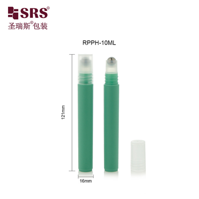 RPPH-10ML ((C) Antiperspirant Flüssigplastik Leer kundenspezifischer Spritzer Farbe Grün mit Stahlkugel PP Kappe Kein Leck