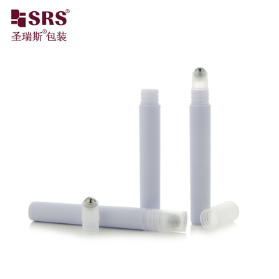 RPPH-10ML ((C) Langhalter Langkappe Dünnkunststoff PP PCR Roll-On Flaschen Applikator für Anti-Jitch Flüssiges Augenserum Gel