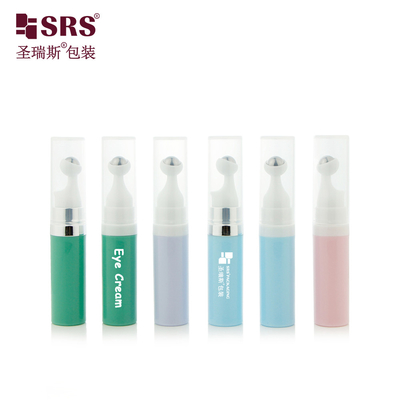 A0035 7.5ml 10ml 15ml PP Vakuumpresse Knopf Augencreme Rollflaschen undicht Hygienische Verpackung