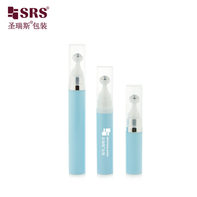 A0035 7.5ml 10ml 15ml PP Vakuum-Augencreme-Rollflaschen mit sicherer Snap-Lock-Druckkappe