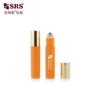 RPA-10ML Injektion Kundenstil Farbe Glanz Frosted Plastik PP PCR Roller Stahlkugel Augenserum Massage Flasche Behälter