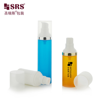 PA0205 15ml 30ml 50ml Umweltschonende PP Farbverarbeitung Luftlose Pumpe Lotion Fundament Flüssigflasche Verpackung