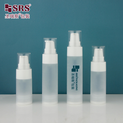 PA0217 Glanz-Matte in Form anpassen Kunststoff PP Luftlose Pump Lotion Flasche Für Hautpflege Gesichtsreinigungsgel