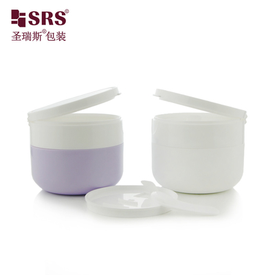 SRSOB Chic 100g Flip Cap Custom PP Container Erhöhen Sie Ihre Hautpflege-Linie mit personalisierter Masken-Glasverpackung