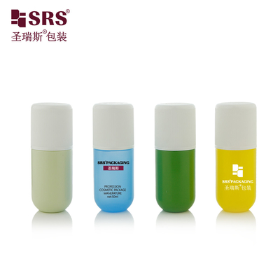 RPPA1-50ML Runder Boden PP Umweltfreundliches Material PCR Deodorant Rollenkugelflasche für Antitranspirant