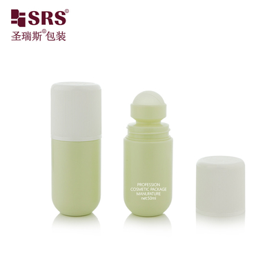 RPPA1-50ML Recycled Mono Material PP Kunststoff CRC Kindersicherung Kappe für Flaschen mit rundem Boden Antipersipirant Gel Verpackung