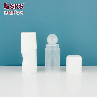 RPPB1-50ML Einzigartige Form Kunststoffflasche mit CR Kappe Rollkugelflasche für Gel Deodorant Antitranspirant Verpackung Kein Leck