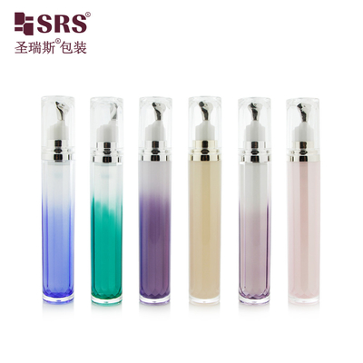 LR001-15ML Luxus High-End Doppelwand Acrylflasche für Augenserum Anpassung Farbflaschen mit Zink Applikator