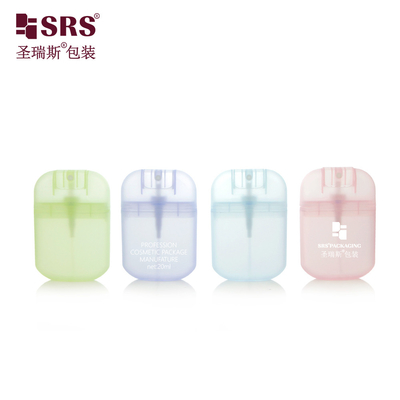 PWU006 20ML 30ML Injektion Benutzerdefinierte halbtransparente Kartenform Sprühflasche mit feinem Nebel