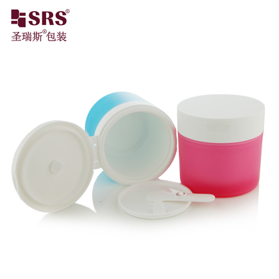 SRS1 120g 150g Löffel Magnet Doppelwand PP PCR Recycling-Kunststoff Gesichtsmaske Gel Tiegel Behälter