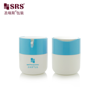 PA001 50ml Liebling Luxus Gesichtscreme Maske Plastik PP Luftlose Pumpenkrug Leerer Custom Kragenbehälter