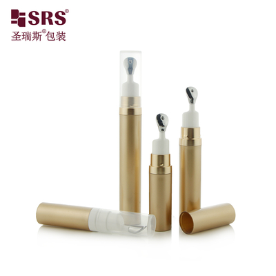 A0035 7,5 ml 10 ml 15 ml Injektionsflasche aus PP-PCR-Recycling-Kunststoff mit Zinklegierungs-Applikator für Augenserum