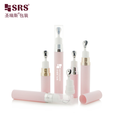 A0035 7.5ml 10ml 15ml Luxus Luftlose Pumpenflasche mit Zinklegierung Metall Applikator