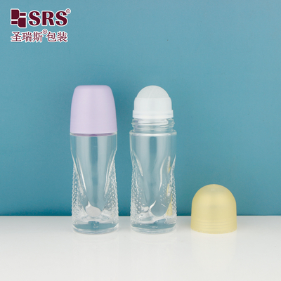 BLPG-A 50ml Luxus Großhandel Transparente Radian Glas Rollerball Flasche für Antitranspirant