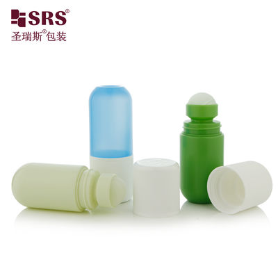 RPPA1-50ML Rundboden-Kunststoff PP PCR Rollerball-Flasche für Antitranspirant-Verpackung CRC