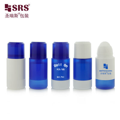 RPPE 50 ml 75 ml Hautfreundliche Kunststoff-Rollerball-Applikatoren Austauschbares Design für Deodorant Gel & Body Essence