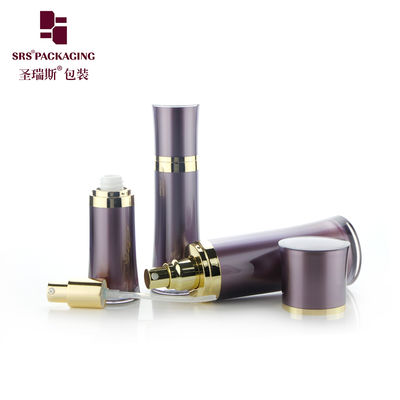 SRS China Lieferant Luxus leere schwarze Hautpflege-Produkte Behälter Acryl Lotion Flasche