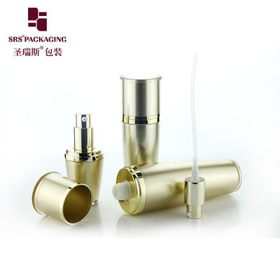 L036 SRS Hersteller Großhandel 15ml 30ml 50ml 80ml 120ml goldene Luxus-Kosmetik-Acrylbehälter