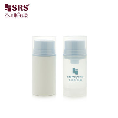 PA608 Cute Fat Round PP PCR Recycling Material Luftlose Pumpe Lotion Flasche Hautpflege Gel Flaschen