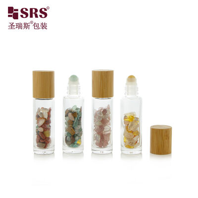 BLPM-15ML Dicke Wand Hochwertige leere Glas durchsichtige Roller Stahlkugel Flasche für ätherisches Öl